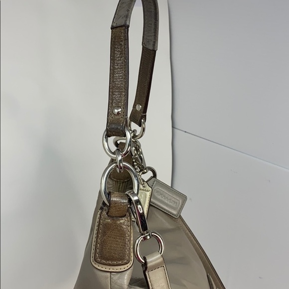 Coach Kristin 19293 Gray Leather Crossbody Bag - Picture 4 of 14